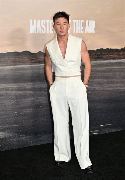 barry keoghan white suit